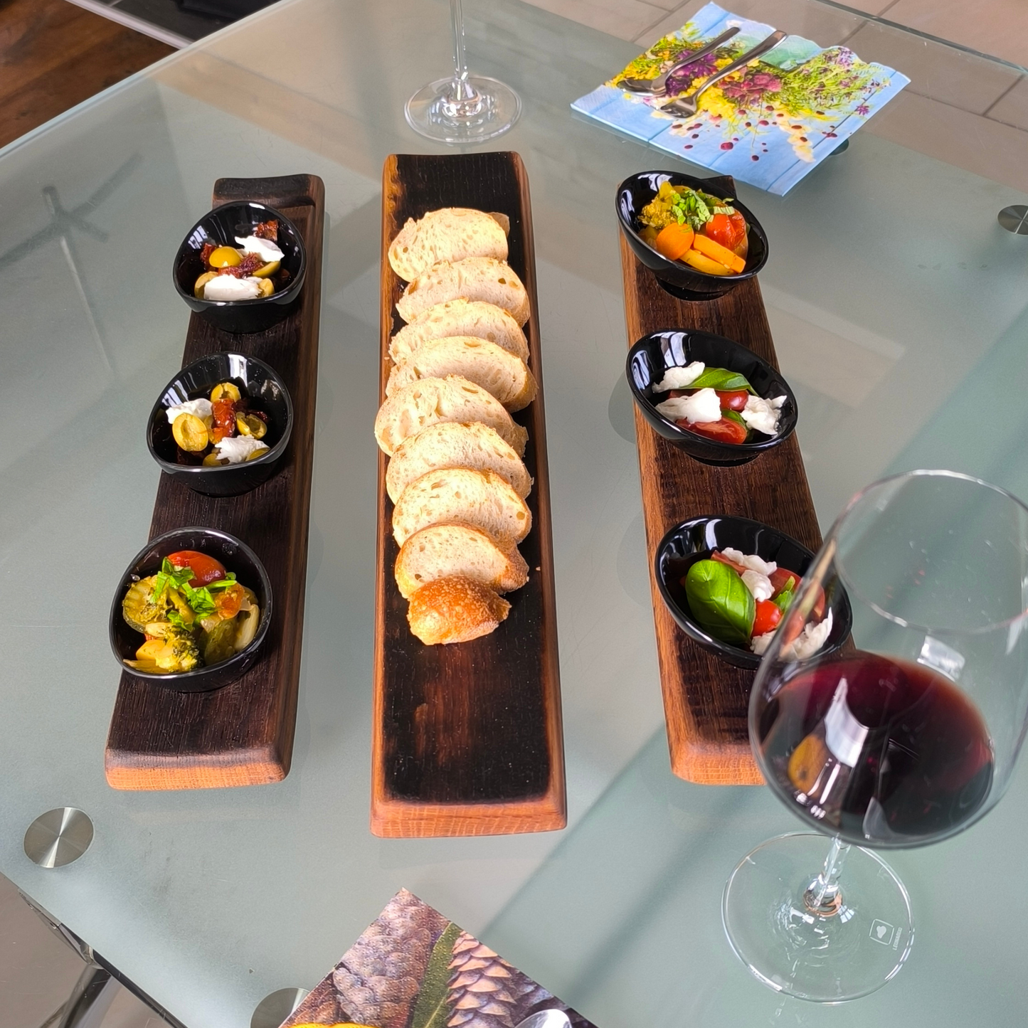 Snackboard aus gebrauchten Fassdauben - Snackboards