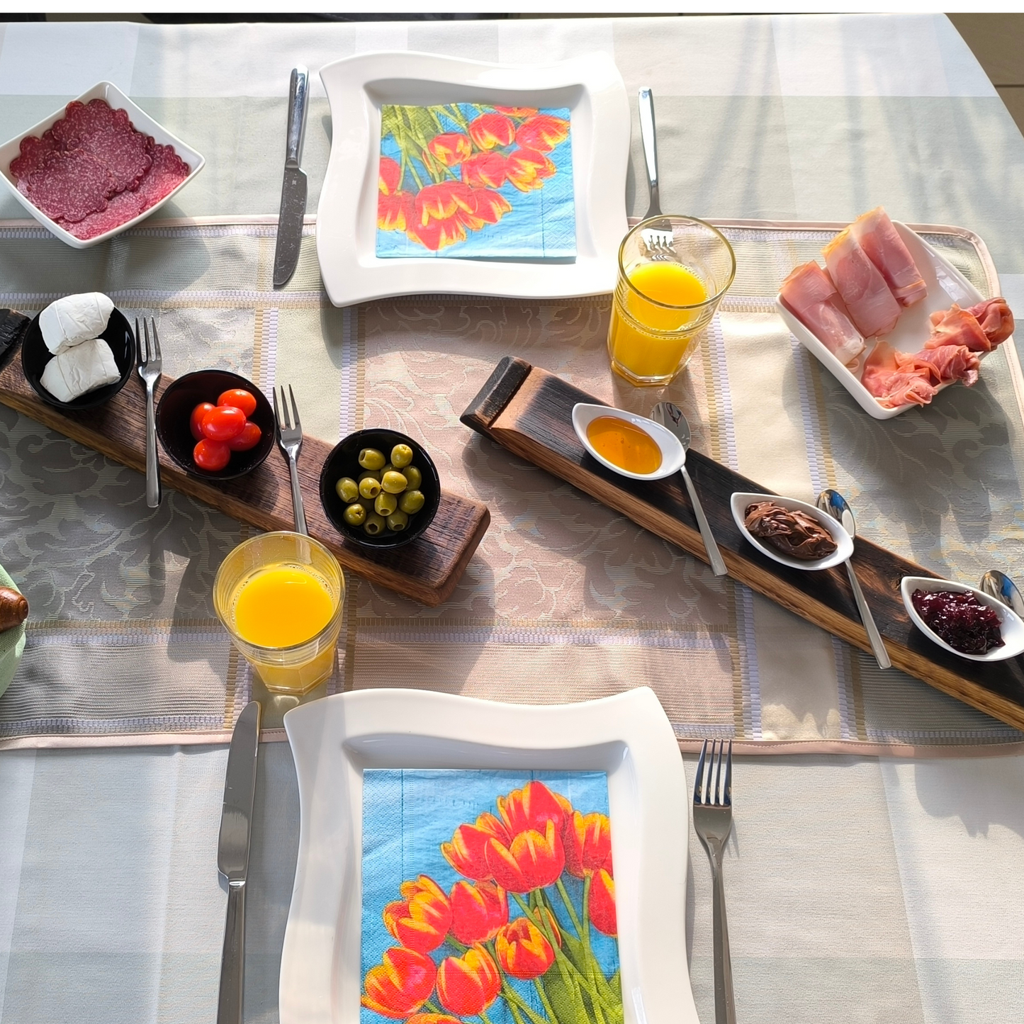 Snackboard aus gebrauchten Fassdauben - Snackboards