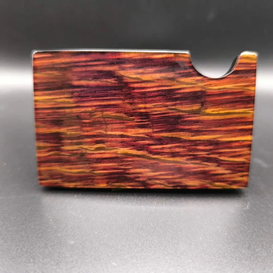 CASKLUSIVE Metal Wallet – Die stilvolle & kompakte Alternative zum klassischen Portemonnaie - 05 Rotweinfass glänzend