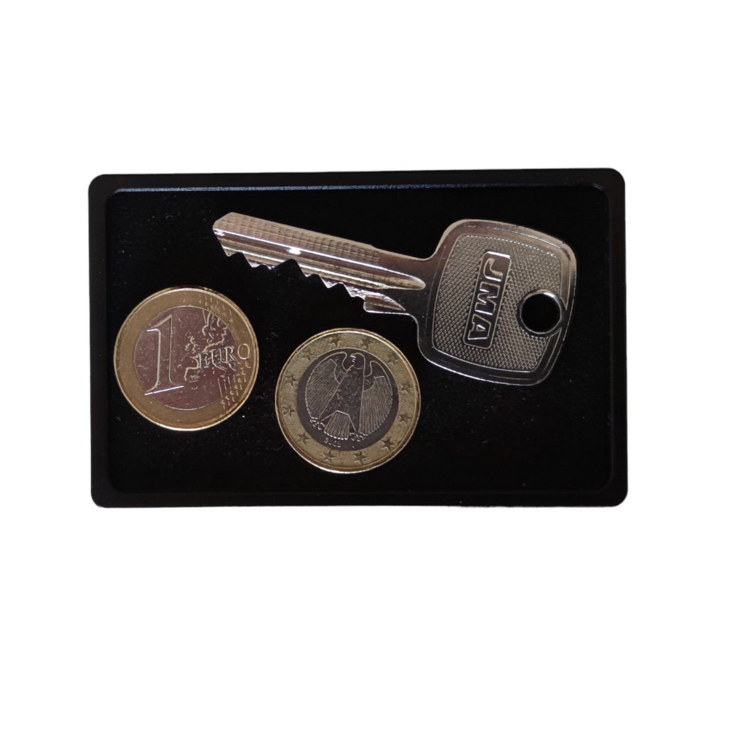 Coin compartment for card holder