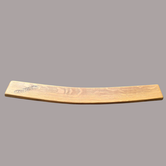 Rustikales Baguette-Board aus einer Rotweinfass-Daube