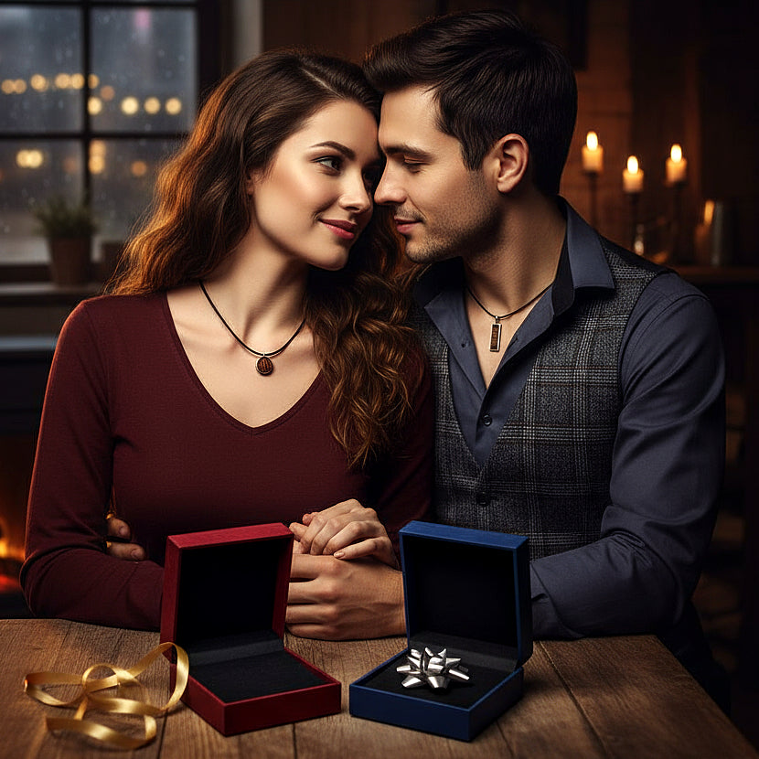 Halsketten Geschenk Pärchen