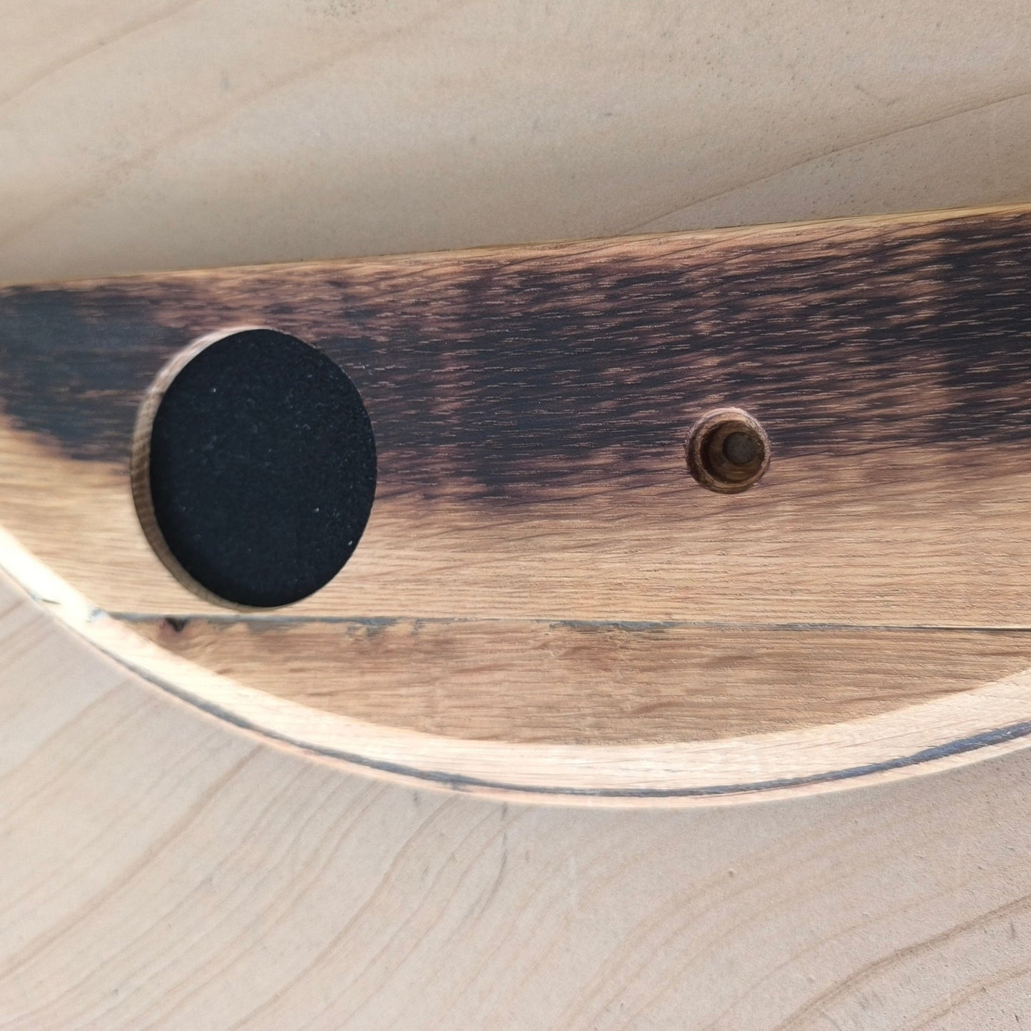 Wasserboard für Whisky mit Glas und Pipette - Fassdeckel