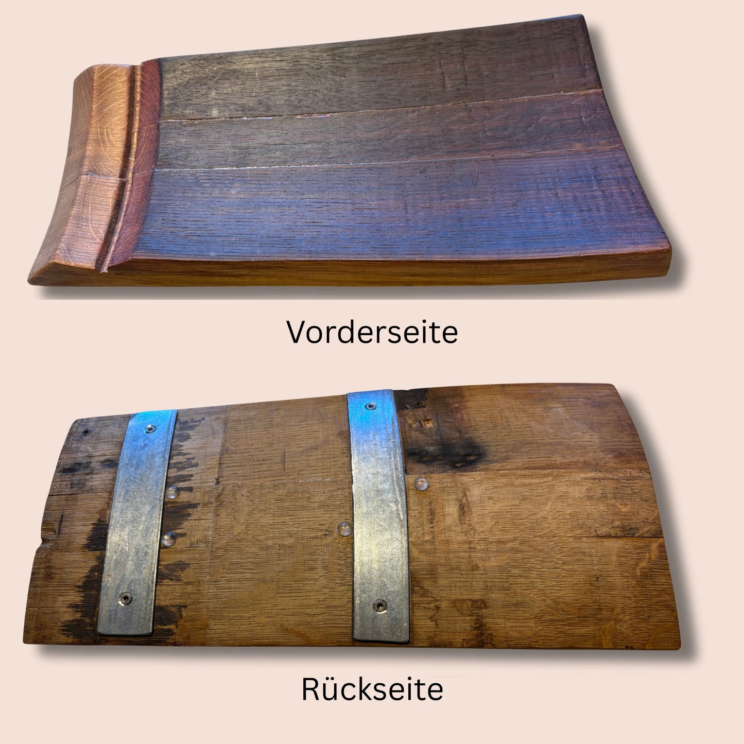 Rustikale Servier-Boards aus Fass-Dauben