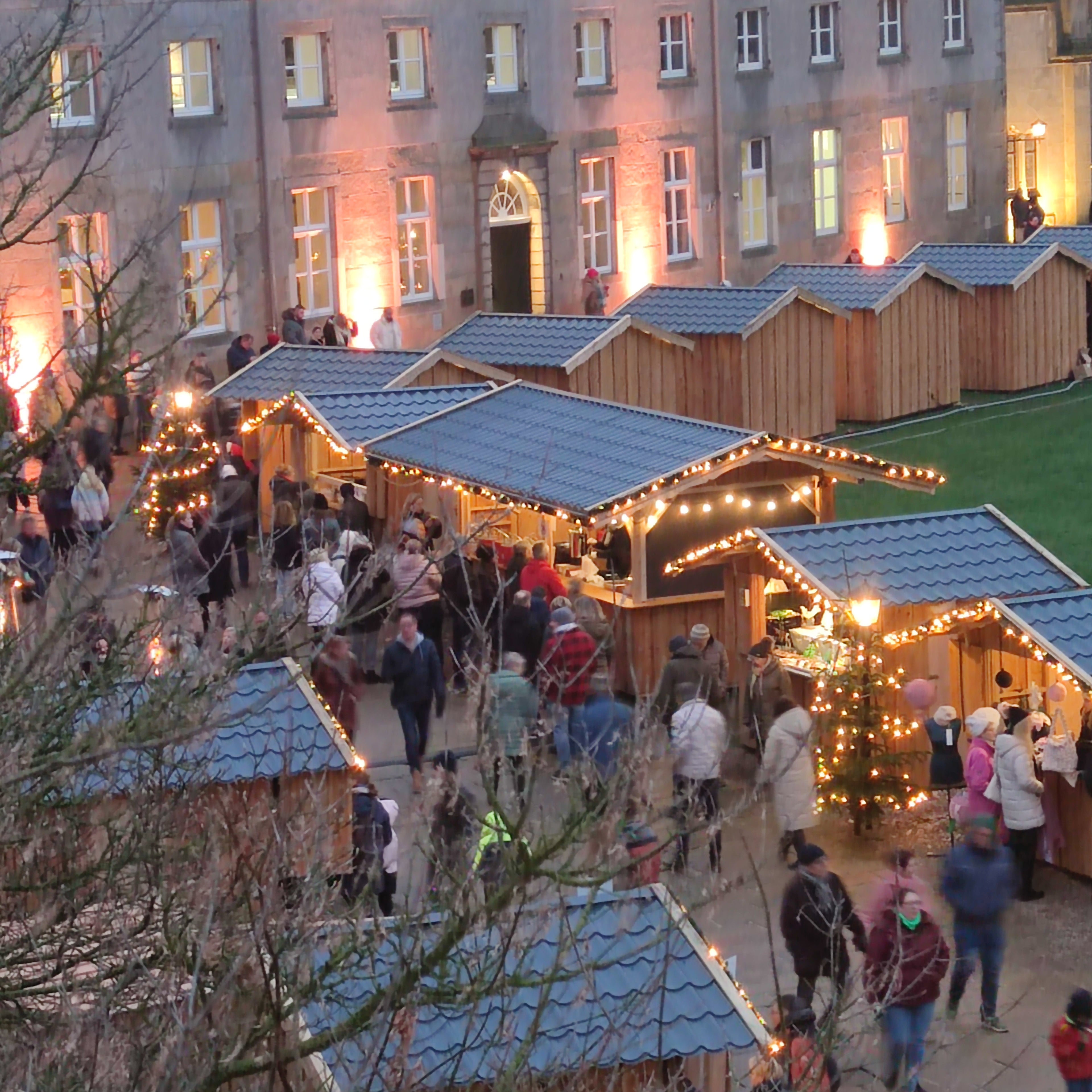 Casklusive Stand auf dem Weihnachtsmarkt auf Schloss Bentheim 2023