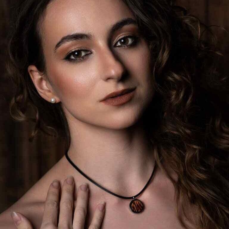 Casklusive Halskette ’18’’ - Handgefertigte Halskette aus Whisky- oder Weinfass - Anhänger