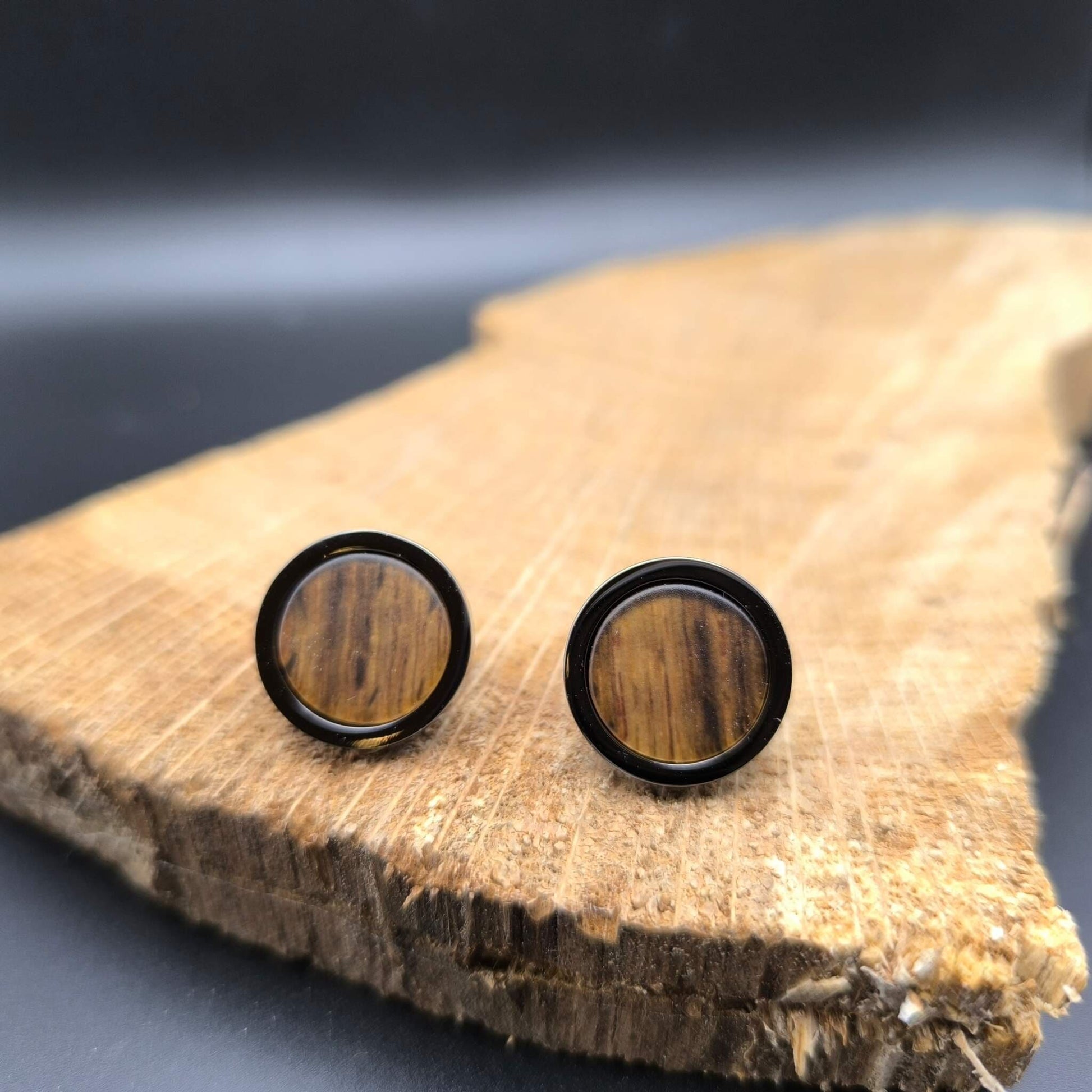 Casklusive Manschettenknöpfe - Exklusiver Schmuck aus Whiskyfässern - 03 Whiskyfass ’Ex-Ardmore’ Matt - Fassung