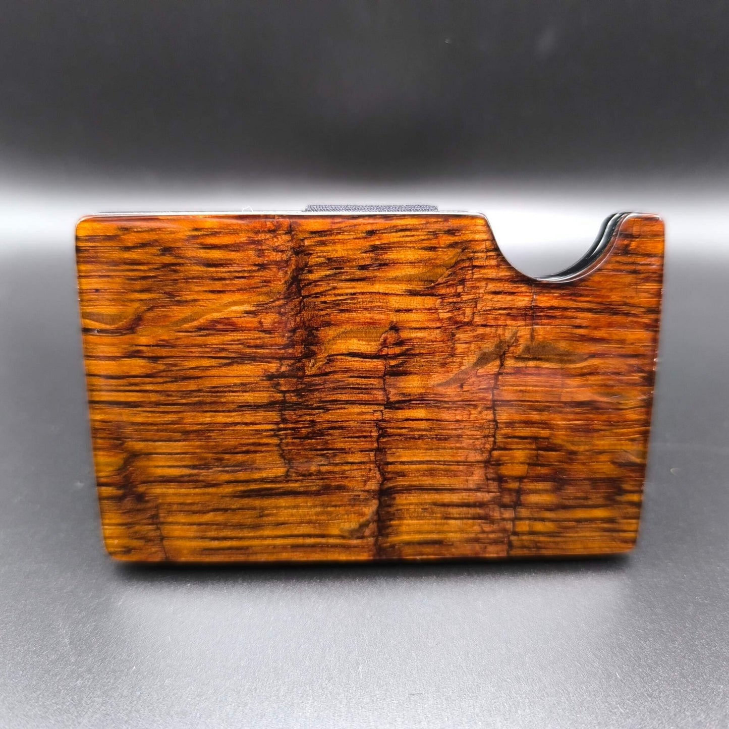 CASKLUSIVE Metal Wallet – Die stilvolle & kompakte Alternative zum klassischen Portemonnaie - 09 Rotweinfass glänzend